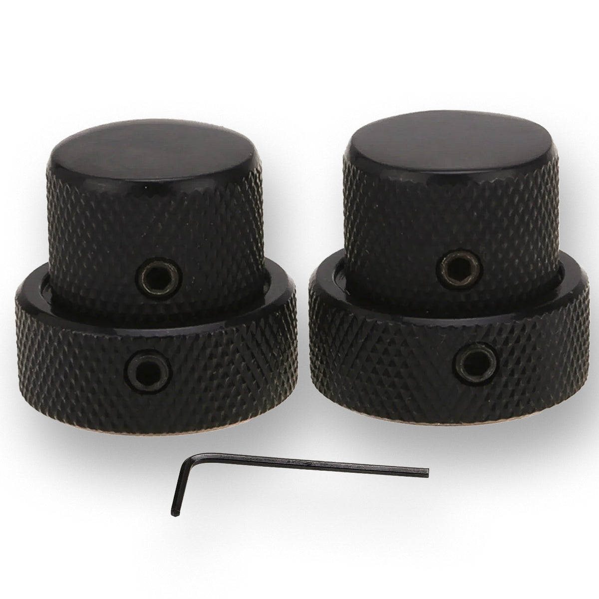 Dual Concentric Stacked Control Knobs x2 (Various Colours)