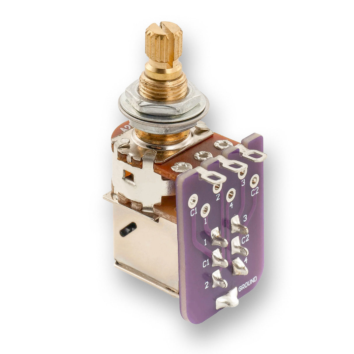 Musiclily Pro Push Pull Audio (Log) Medium Split Shaft 500K Pot