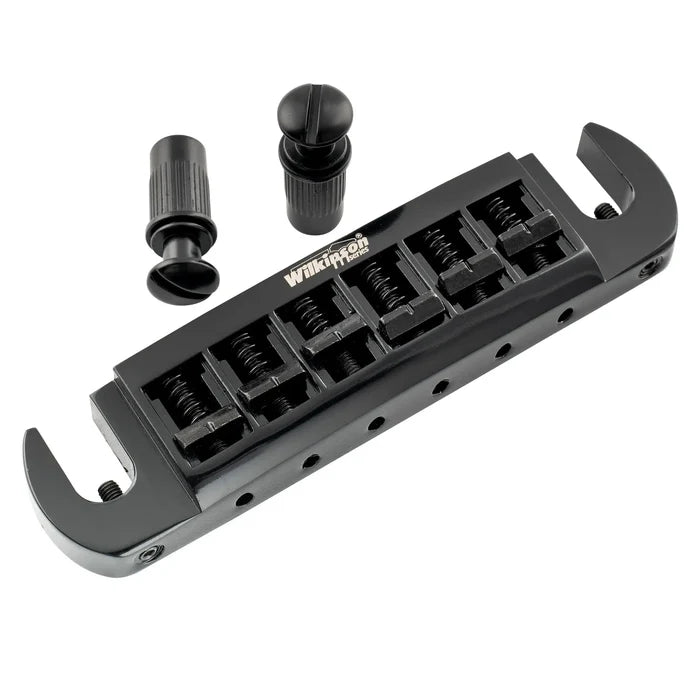 Wilkinson M Series 52.5mm String Spacing Adjustable Pigtail Style Wraparound Bridge