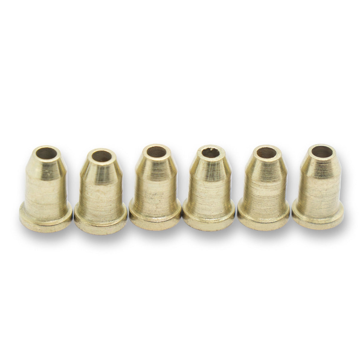 Conical String Through Ferrules x6 (Various Finishes) - Parts - WM Guitars