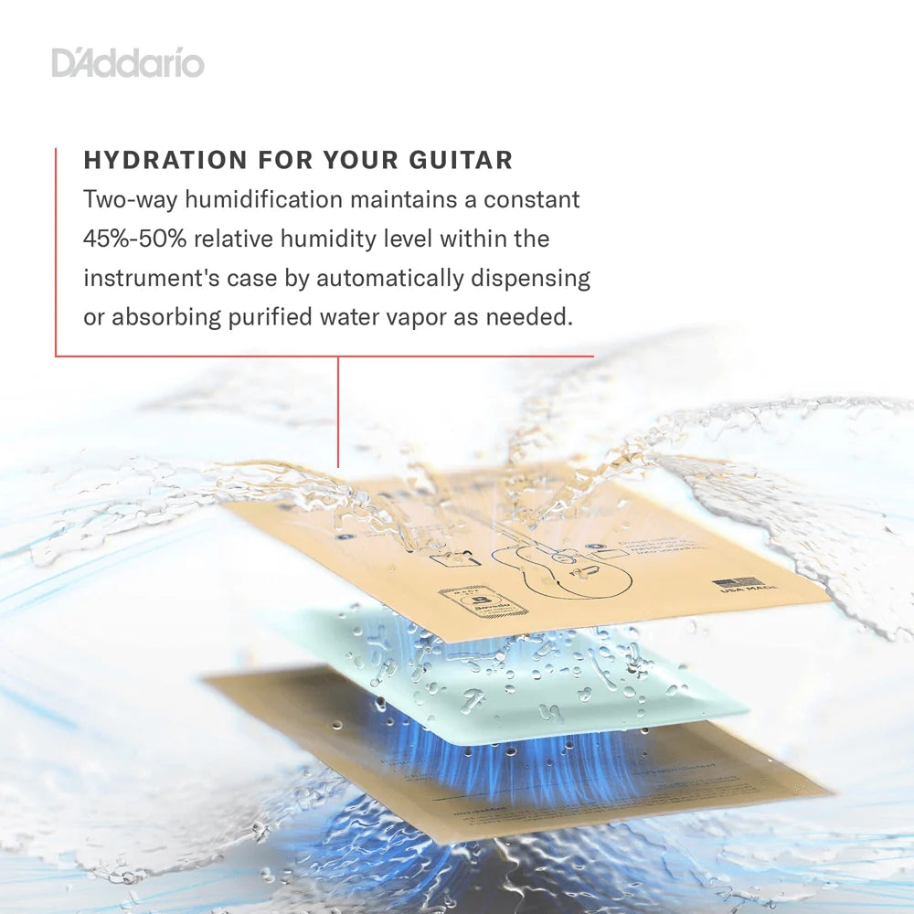 D'Addario Guitar Humidipak Restore