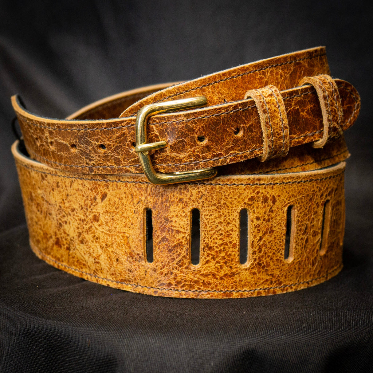 Leathergraft Deluxe Roadworn Strap with Buckle - Straps - Leathergraft