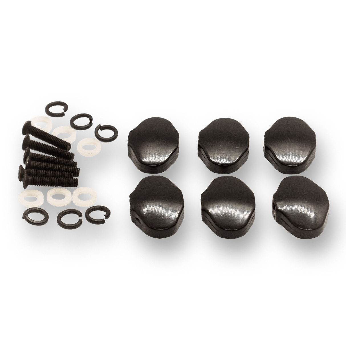 Machine Head Buttons and Fittings x6 Kluson Style (Various Finishes) - parts - WM Guitars