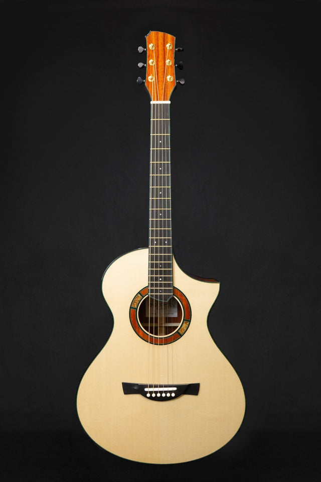 O'Gorman Moir #2824 BC Handmade Acoustic Guitar (Engelmann Spruce & Padauk) - Acoustic Guitars - O'Gorman