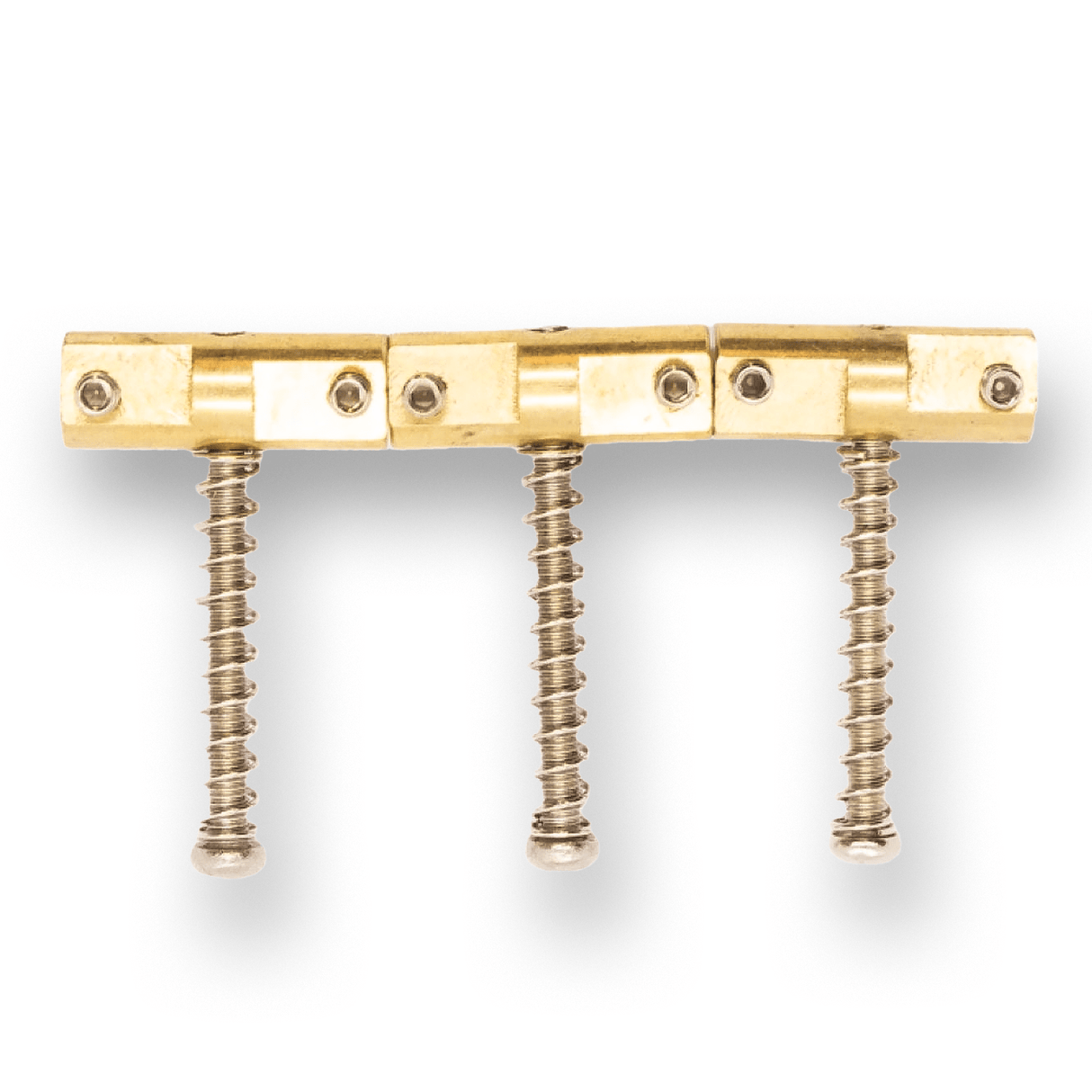 Telecaster Brass Saddles and Fittings x3 (Compensated) - parts - WM Guitars