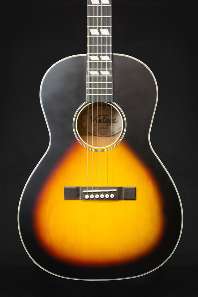 Vintage Historic Series Parlour Acoustic Guitar - Acoustic Guitars - Vintage