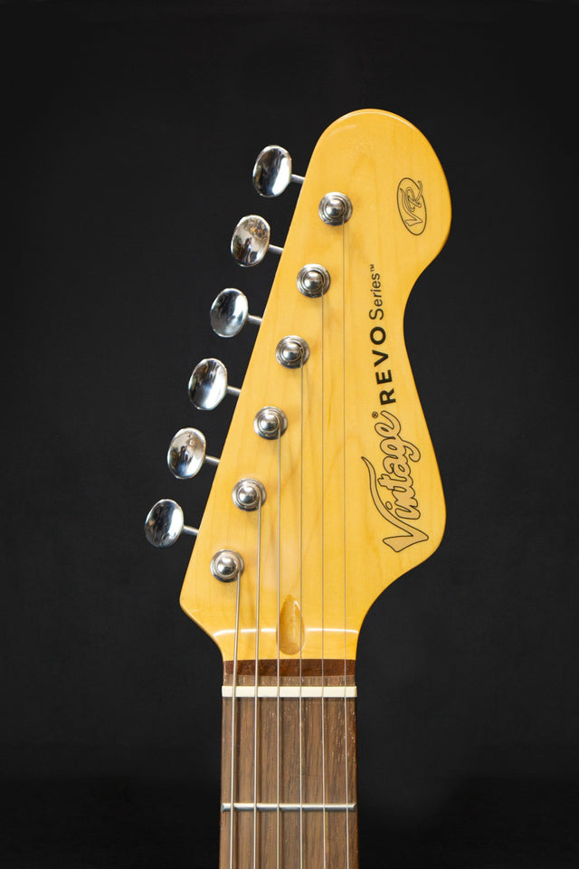 Vintage REVO Series 'Colt' HS Duo Electric Guitar Boulevard Black - Electric Guitars - Vintage