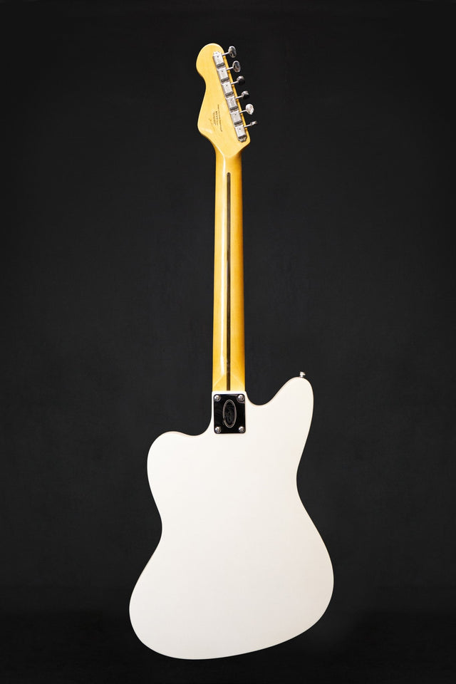 Vintage REVO Series Surfmaster Quad Metallic White - Electric Guitars - Vintage