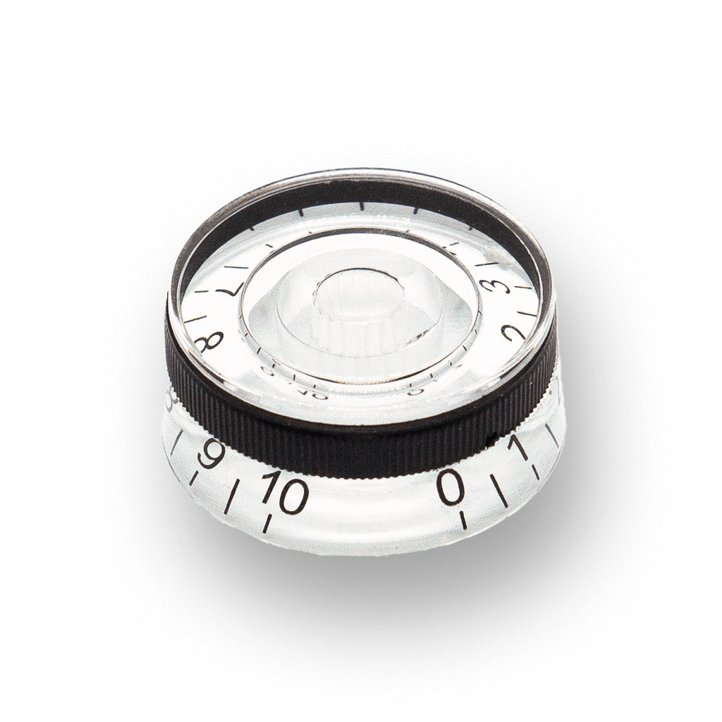 Vintage Speed Knob with Rubber Grip Ring x2 (Various Colours) - Parts - WM Guitars