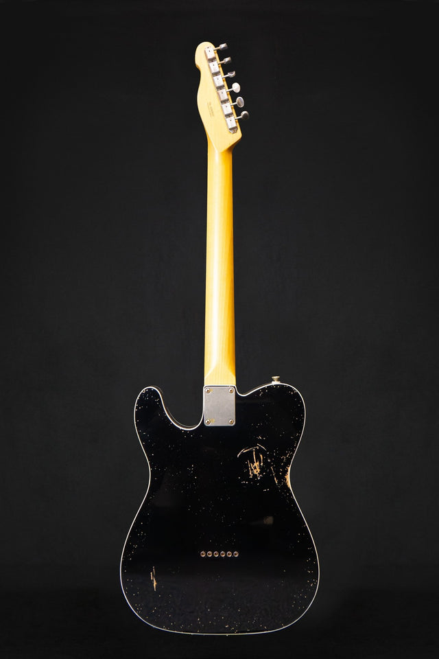 Woodstock Oldboy Tele Double Bound Black Electric Guitar - Electric Guitars - Woodstock