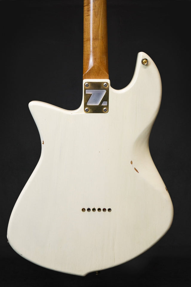 Zona Asgard Custom Handmade White Electric Guitar - Electric Guitars - Zona