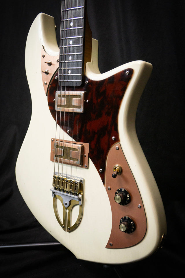Zona Asgard Custom Handmade White Electric Guitar - Electric Guitars - Zona