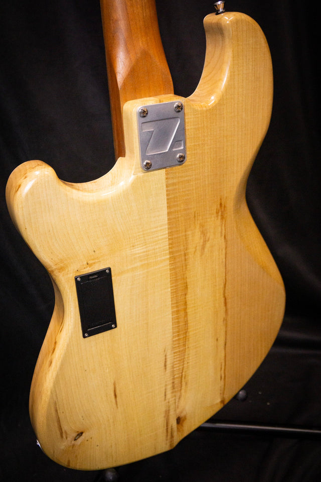 Zona Fenrir Custom Handmade Active Bass White Chocolate - Bass Guitars - Zona