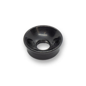 2 Hole Telecaster Jack Cup & Screws Set (Black) - Parts - WM Guitars