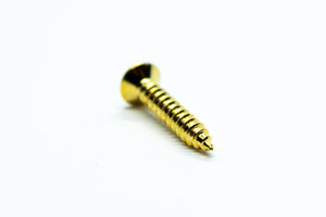 2 Hole Telecaster Jack Cup & Screws Set (Gold) - Parts - WM Guitars