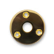 3 Hole Jack Plate & Screws Set (Gold) - Parts - WM Guitars