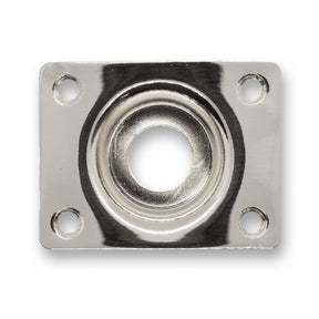 4 Hole Jack Plate & Screws Set - Various Colours Available - Parts - WM Guitars