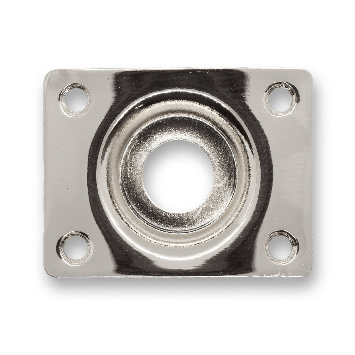 4 Hole Jack Plate & Screws Set - Various Colours Available - Parts - WM Guitars