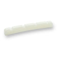 42mm Bone Bass Guitar Nut (Bleached, Slotted, 10" Radius) - parts - WM Guitars