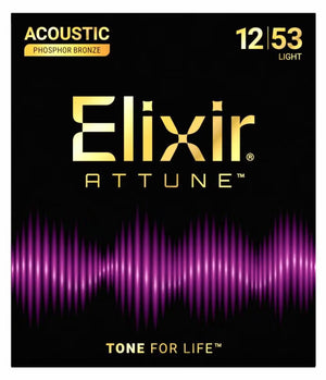 Elixir Attune Phosphor Bronze Acoustic Guitar Strings (Various Gauges)