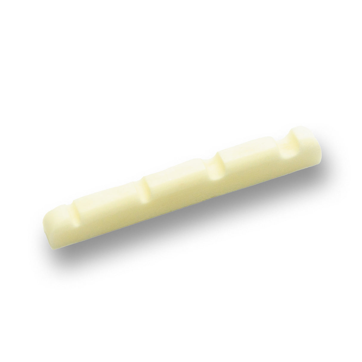 38mm Bone Bass Guitar Nut (Bleached, Slotted)