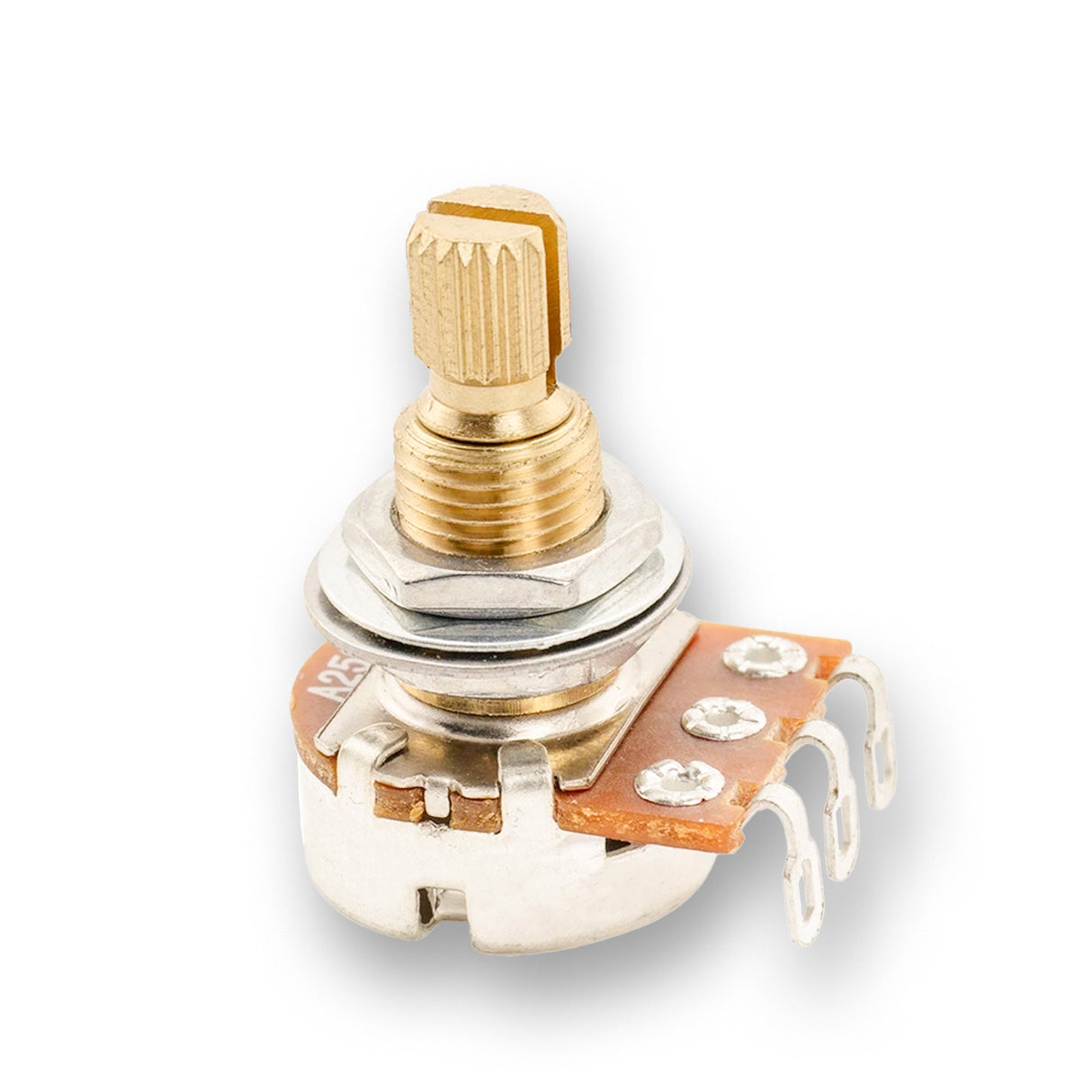 Musiclily Pro HD Linear (Lin) Brass Medium Split Shaft Mini 250k Pot