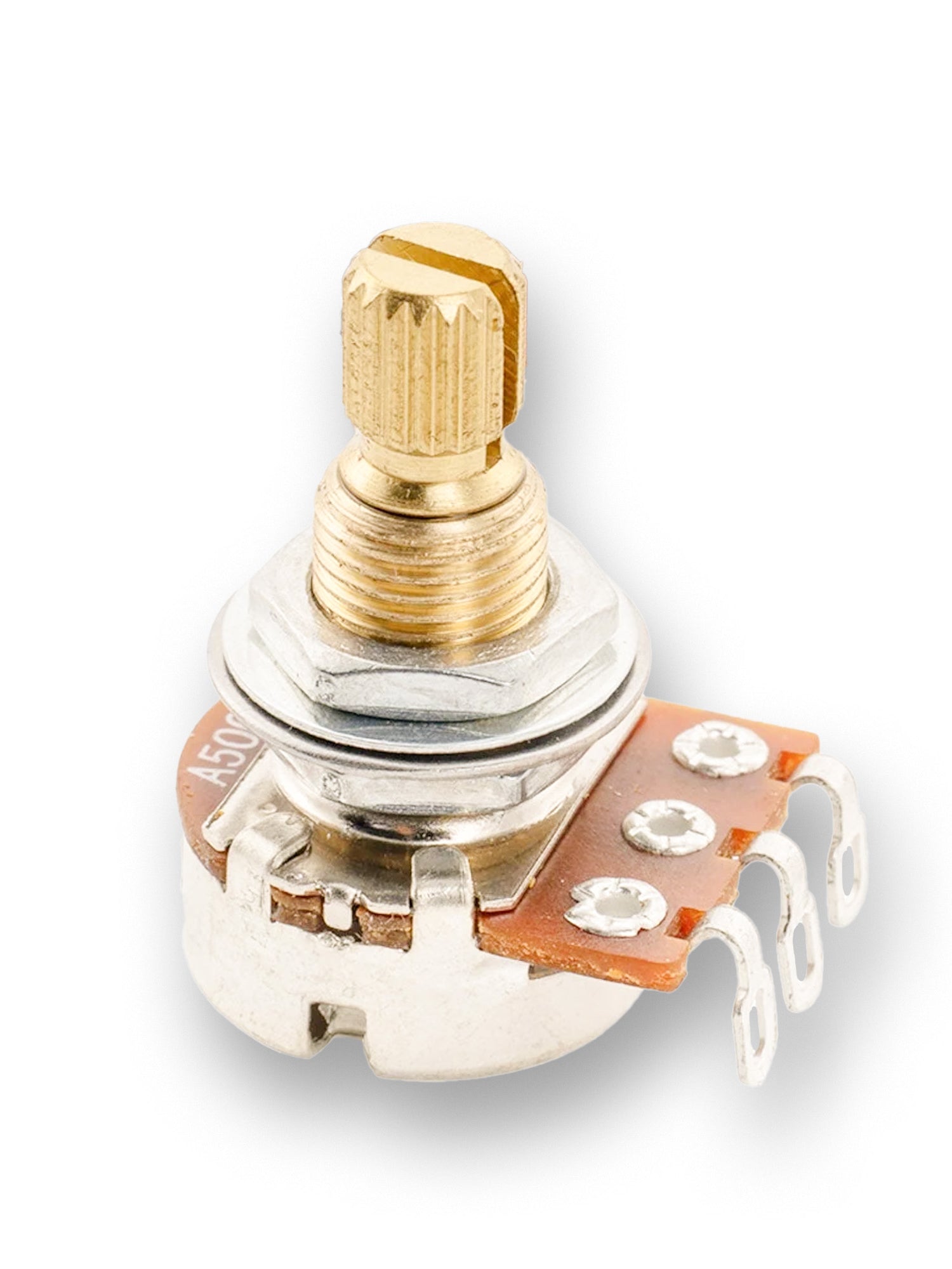 Musiclily Pro Linear (Lin) Brass Medium Split Shaft Mini 500k Pot