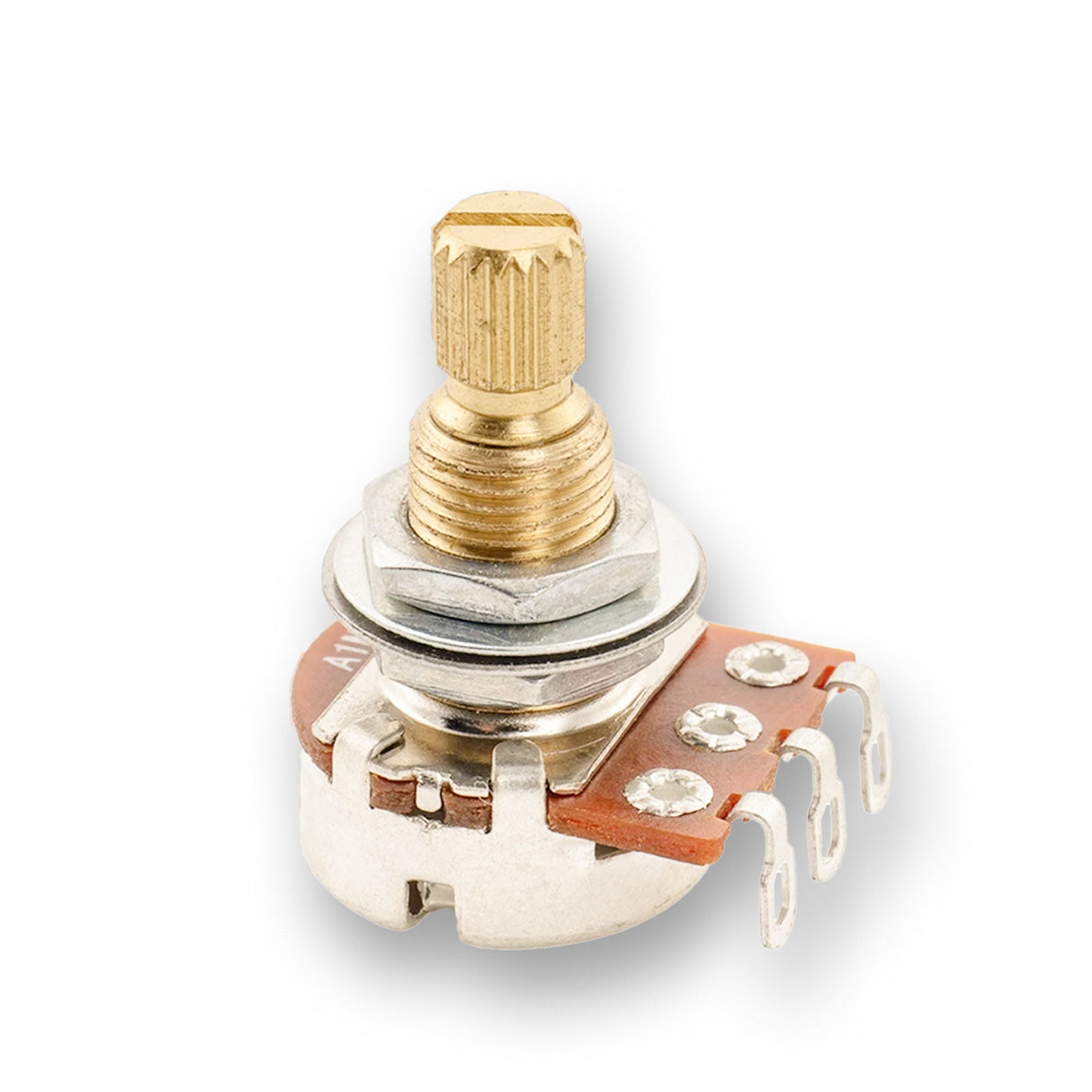Musiclily Pro Linear (Lin) Brass Metric Split Medium Shaft Mini 1M Pot