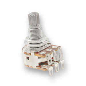 Musiclily Pro 250K Blend Balance Aluminum Mini 18-Spline Split Shaft Potentiometer