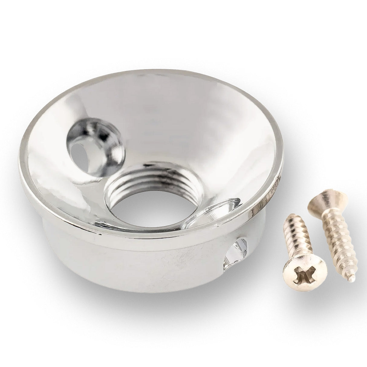 Musiclily Pro 3/8 Inch Steel Modern Style Guitar Jack Plate (Various Colours)
