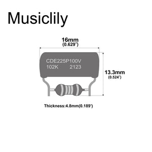 Musiclily Pro Treble Bleed Mod with Orange Drop