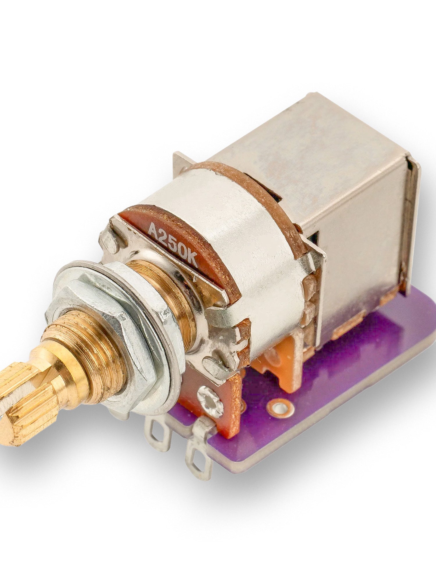 Musiclily Pro Push Pull Audio (Log) Medium Split Shaft 500K Pot