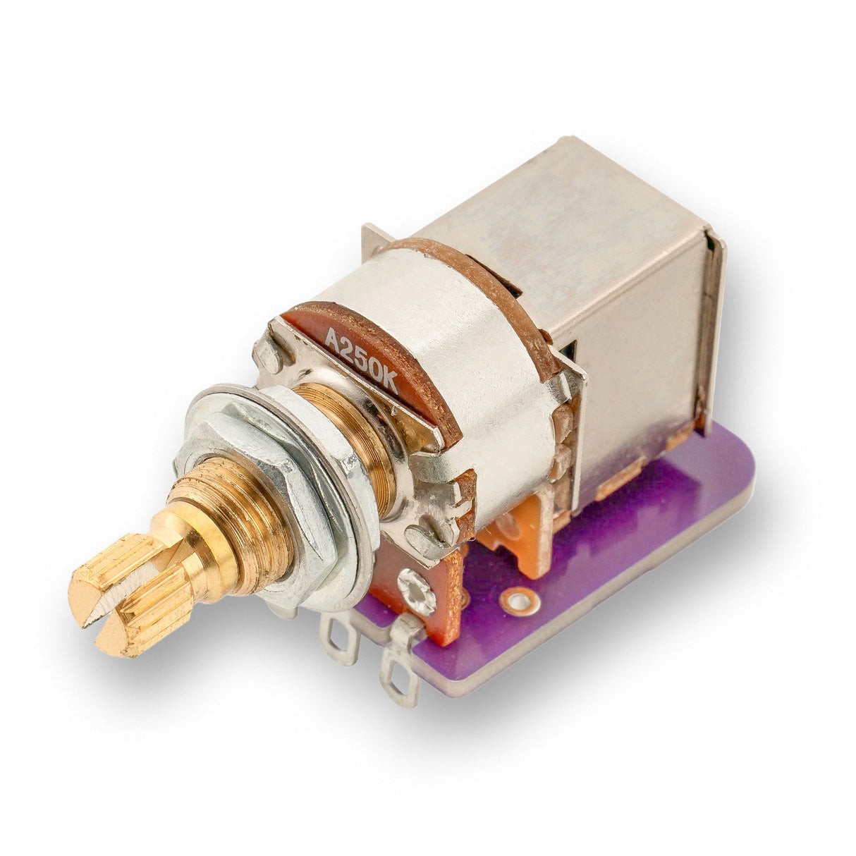 Musiclily Pro Push Pull Audio (Log) Medium Split Shaft 500K Pot