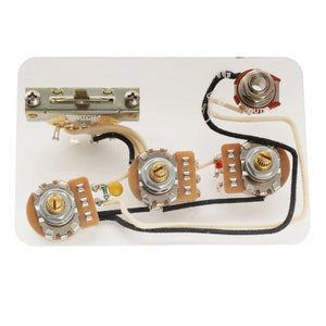 Musiclily Pro Electric Guitar Auto-Split Pre-wired Wiring Harness Upgrade for American Style ST HSS