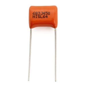NISSEI Japan Orange MPE CBB Metallized Polypropylene Film Capacitor .068uF 5% 450V