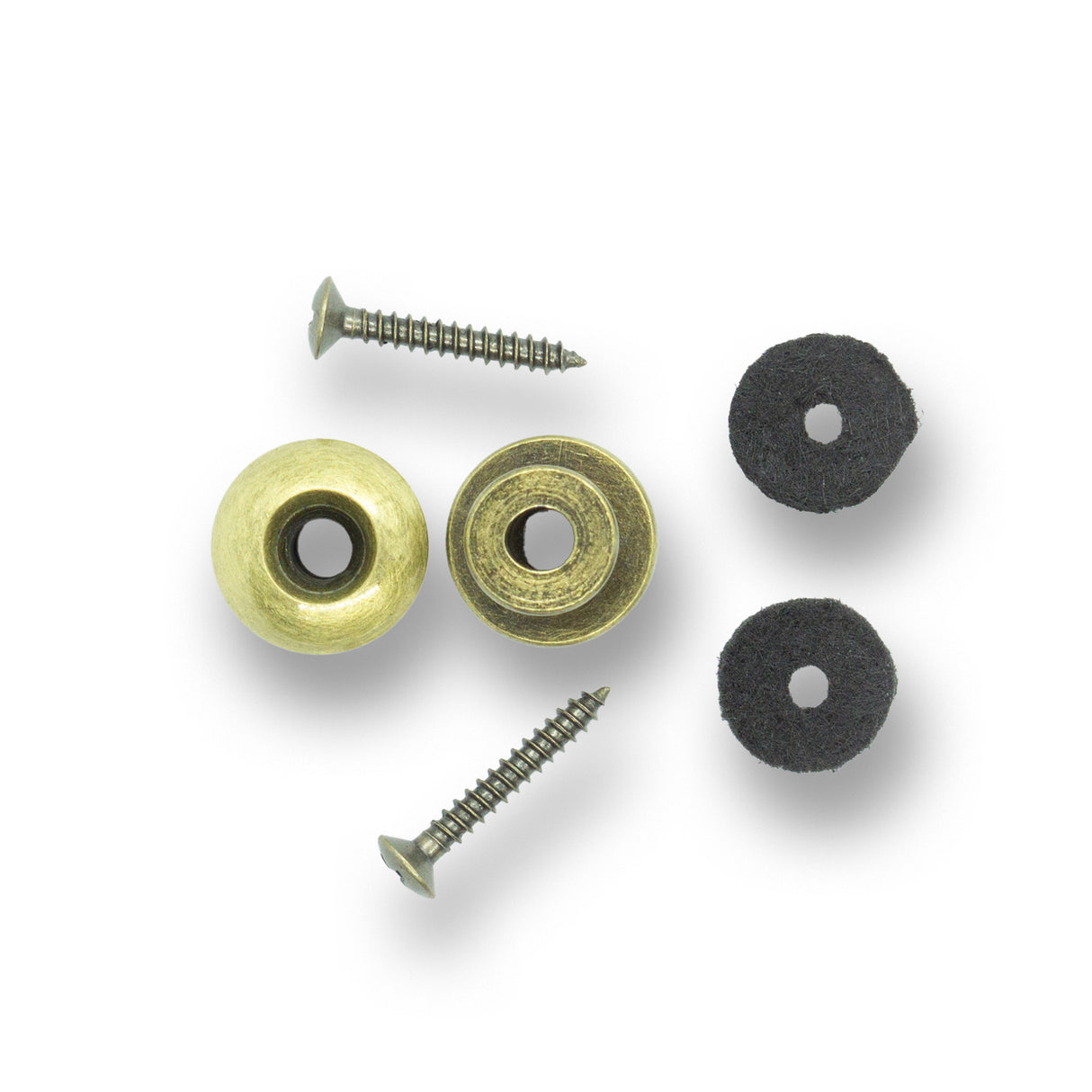 Strap Buttons and Fittings - Mushroom (Various Finishes)