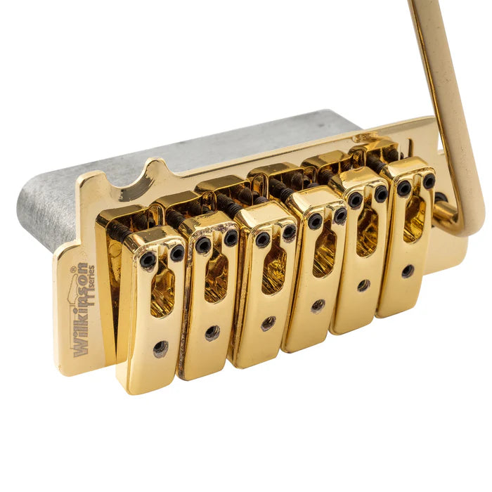 Wilkinson M Series 52.5mm Individual Saddle Full Block ST Guitar Tremolo Bridge