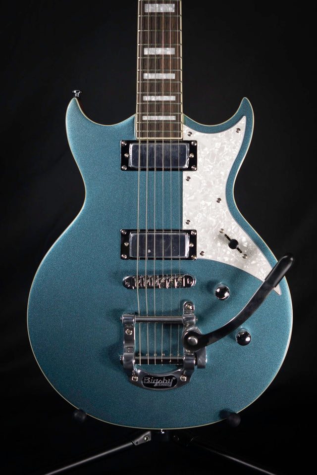 Aria 212 MK2 Bowery Chambered Electric Guitar (Phantom Blue) - Electric Guitars - Aria