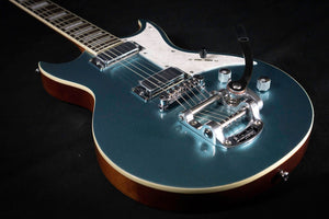 Aria 212 MK2 Bowery Chambered Electric Guitar (Phantom Blue) - Electric Guitars - Aria