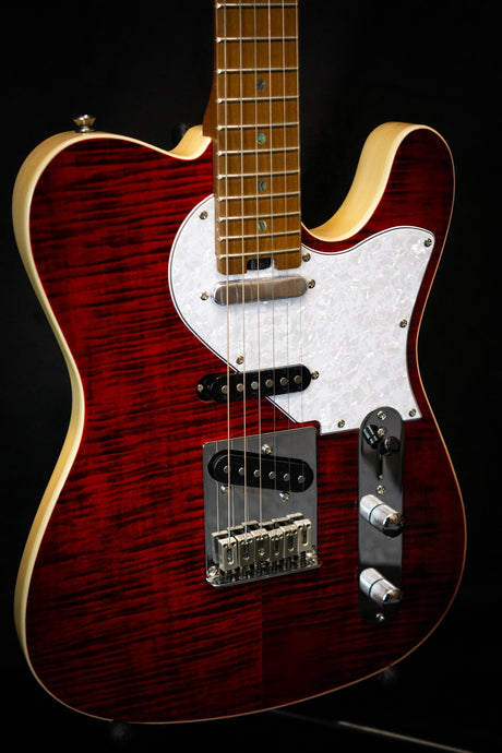 Aria Pro II 615 MK2 Nashville Electric Guitar Ruby Red - Electric Guitars - Aria