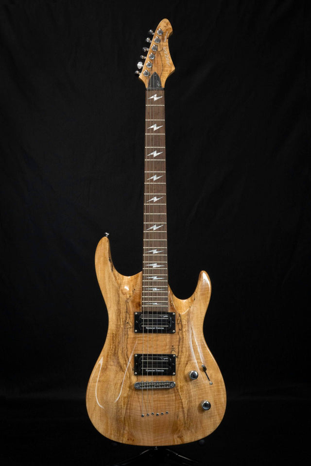 Aria Pro II MAC-EXO SPN Spalted Maple Electric Guitar - Electric Guitars - Aria