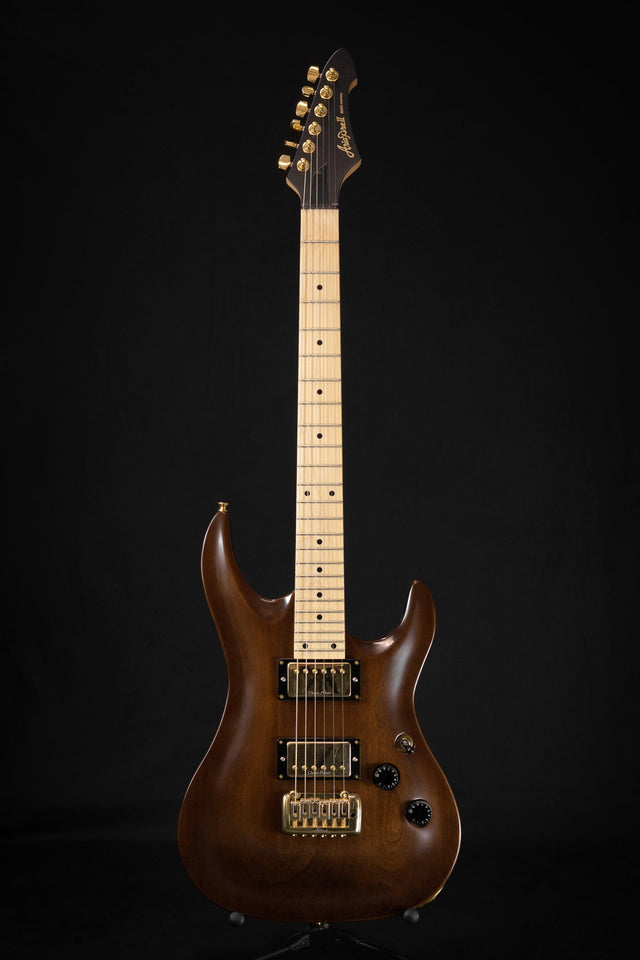 Aria Pro II MAC-I/M Walnut Electric Guitar - Electric Guitars - Aria