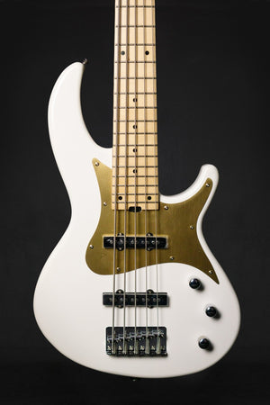 Aria Pro II RSB 618/5 White 5 String J - Bass - Bass Guitars - Aria