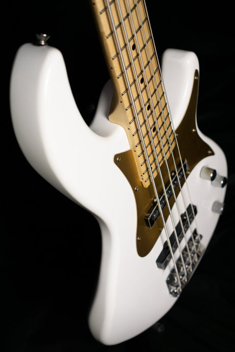 Aria Pro II RSB 618/5 White 5 String J - Bass - Bass Guitars - Aria