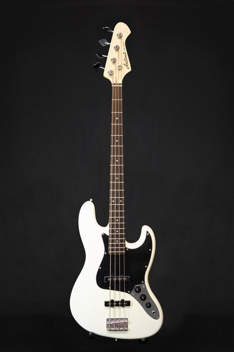 Aria Pro II STB JB/B Electric Bass Guitar White - Bass Guitars - Aria