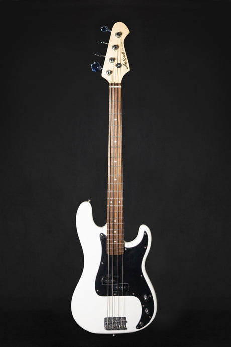 Aria Pro II STB PB/B Precision Bass White - Bass Guitars - Aria