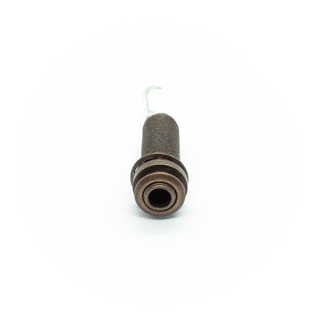 Barrel Jack Socket for Acoustic Guitar Endpin with Strap Nut (Various Finishes) - Parts - WM Guitars