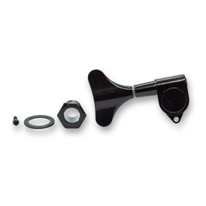 Bass Machine Head Right Handed Set 4IL (For Left Handed Bass or Reverse Headstock, Black or Chrome) - Parts - WM Guitars