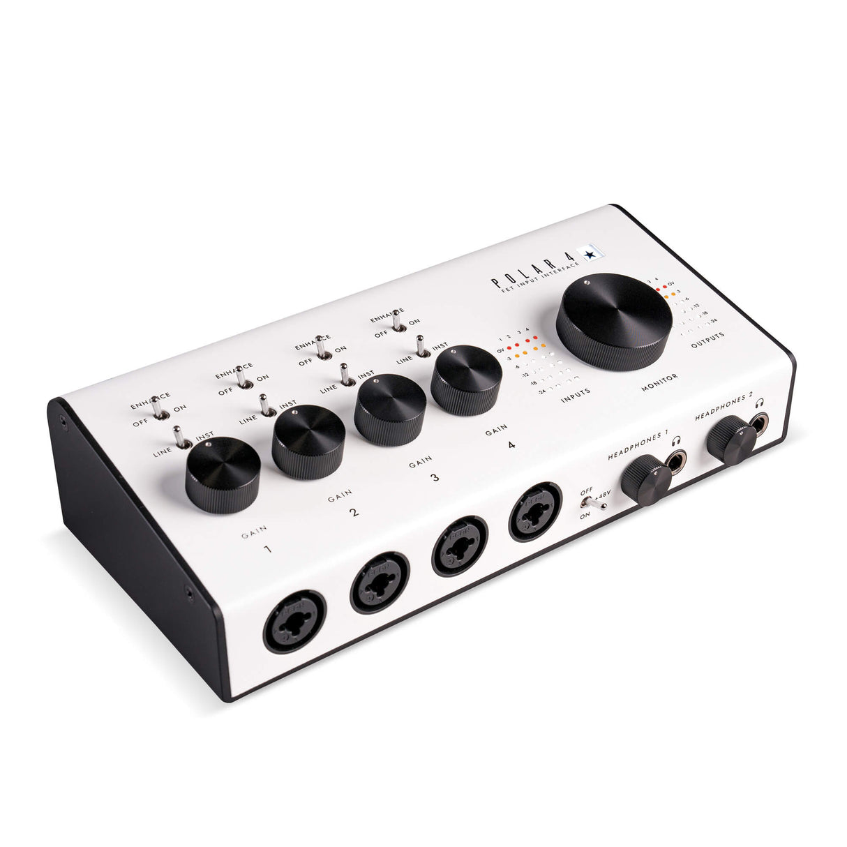 Blackstar Polar 4 Audio Interface (4 In/4 Out) Guitar FET Preamp for PC/MAC/Tablet/Phone - Audio Interface - Blackstar