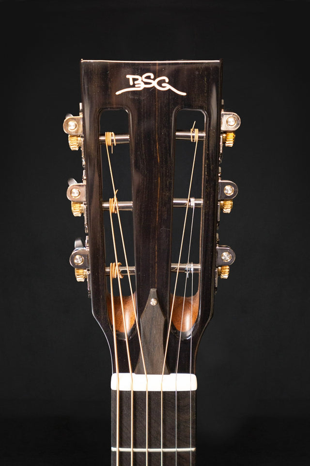 BSG 00043F Handmade Acoustic Guitar (Bearclaw Spruce & Ziricote) - Acoustic Guitars - BSG